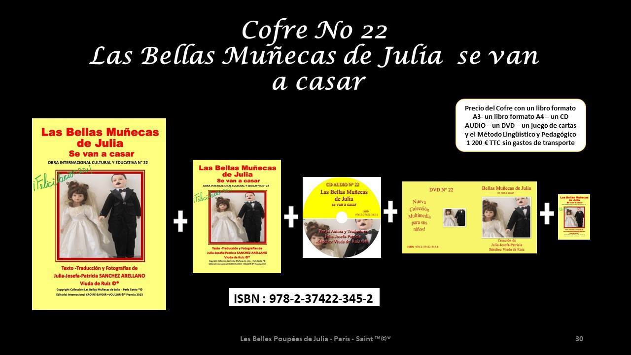 COFRE N°22 LAS BELLAS MUÑECAS DE JULIA SE VAN A CASAR