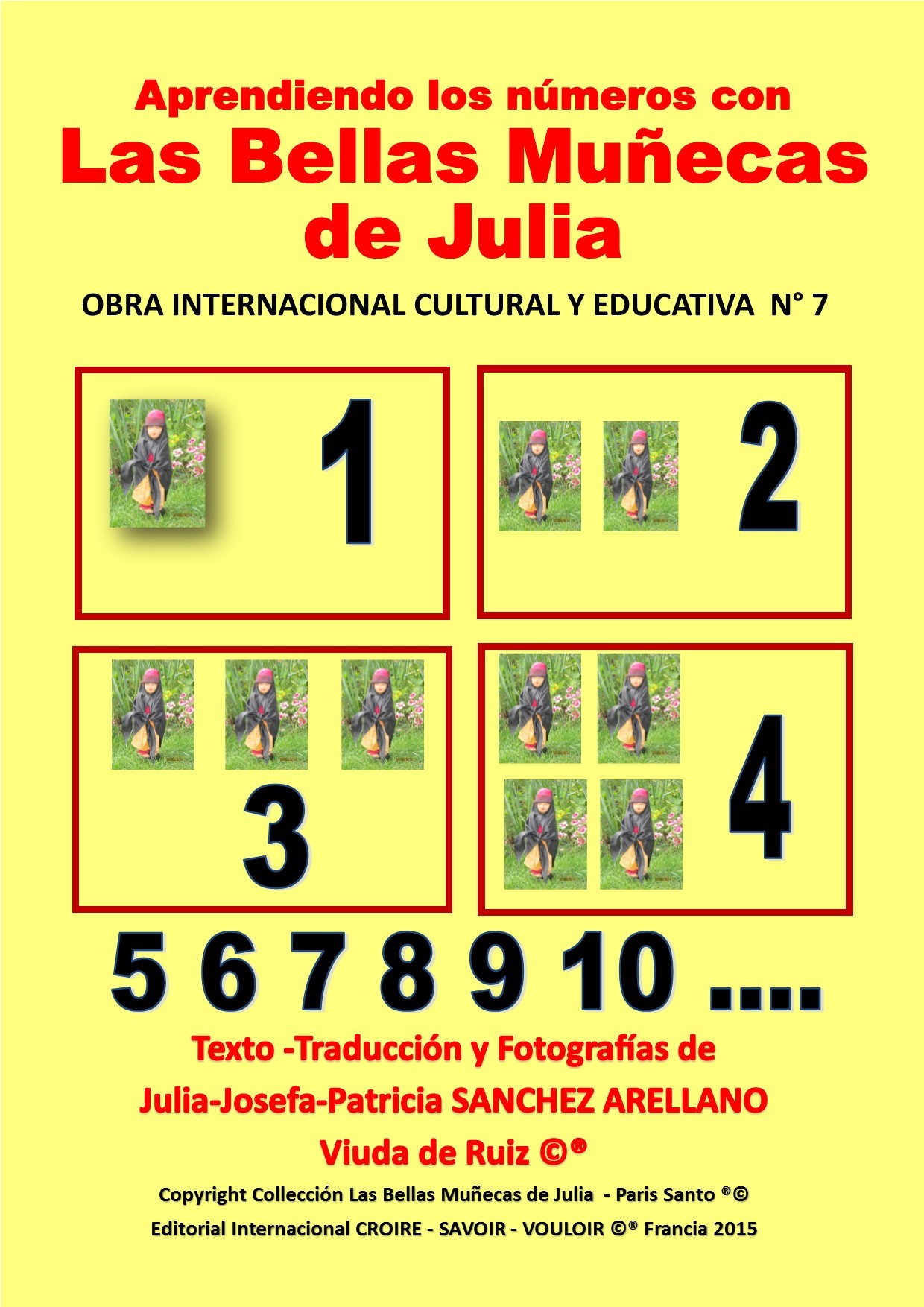 COFRE N°7 APRENDIENDO LOS NUMEROS CON LAS BELLAS MUÑECAS DE JULIA