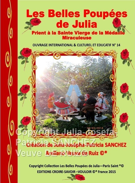 Livre N°14 Les Belles Poupées de Julia prient à la Sainte Vierge de la Médaille Miraculeuse