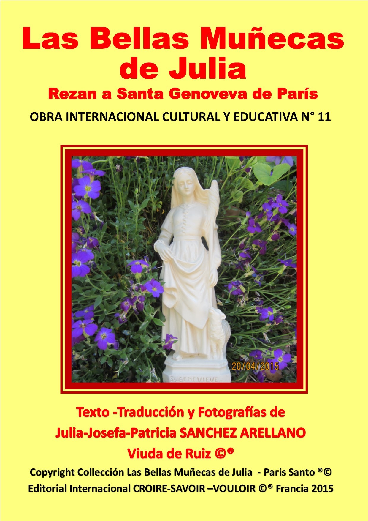 LAS BELLAS MUÑECAS DE JULIA REZAN A SANTA GENOVEVA DE PARIS