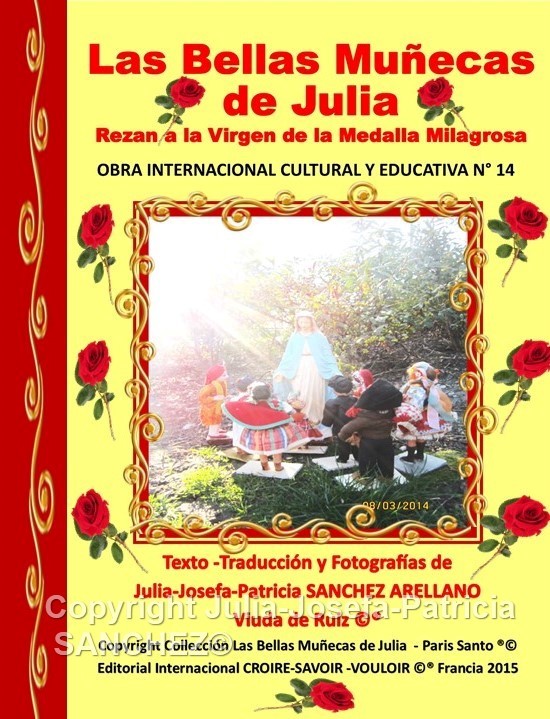 Libro N°14 Las Bellas Muñecas de Julia rezan a la Virgen de la Medalla Milagrosa