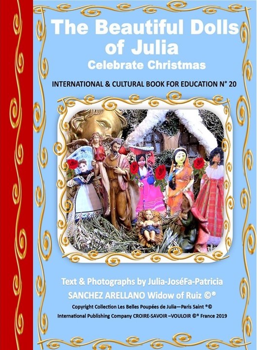 Book N° 20 The Beautiful Dolls of Julia celebrate Christmas