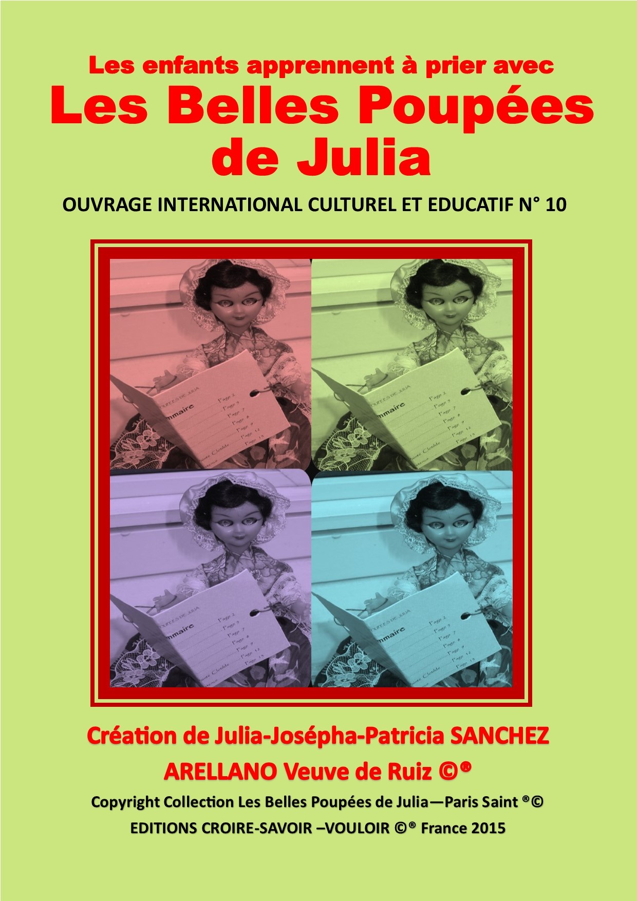 COFFRET N°10 LES ENFANTS APPRENNENT A PRIER AVEC LES BELLES POUPEES DE JULIA