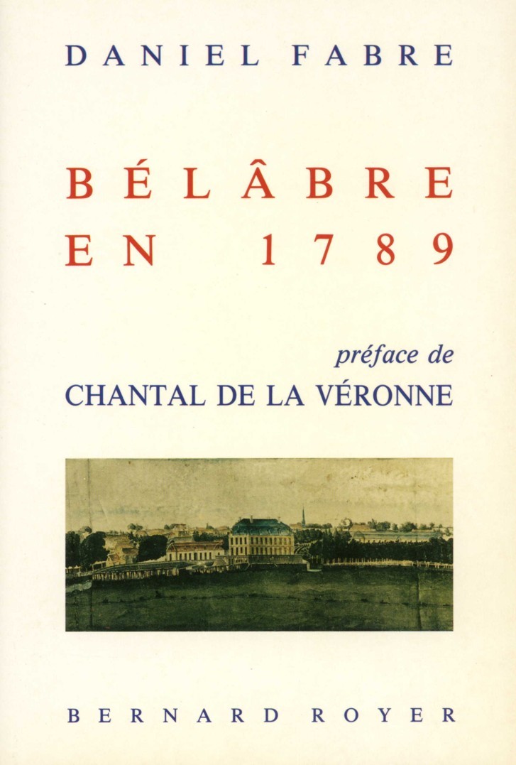 Bélâbre en 1789