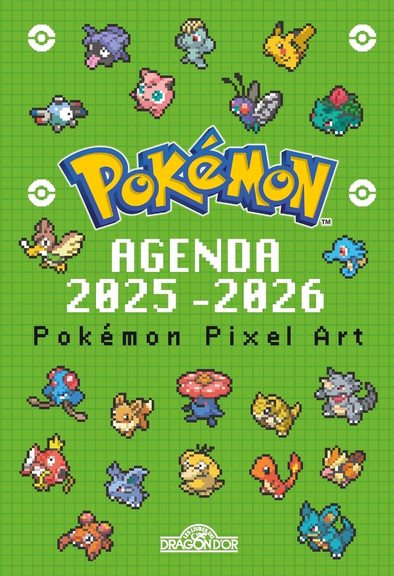 Pokémon - Agenda 2025-2026 - Pixels