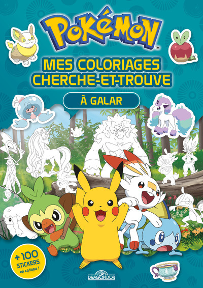 Pokémon - Mes coloriages cherche-et-trouve à Galar