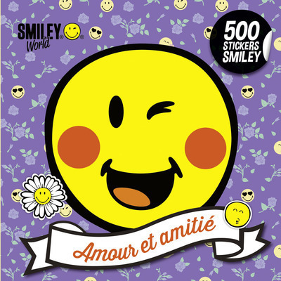 500 stickers Smiley - Amour et amitié