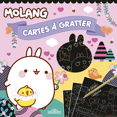 Molang - Cartes à gratter Cupcakes