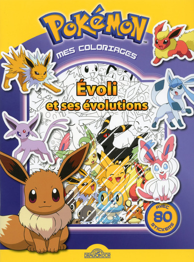 Mes Coloriages - Evoli et ses évolutions
