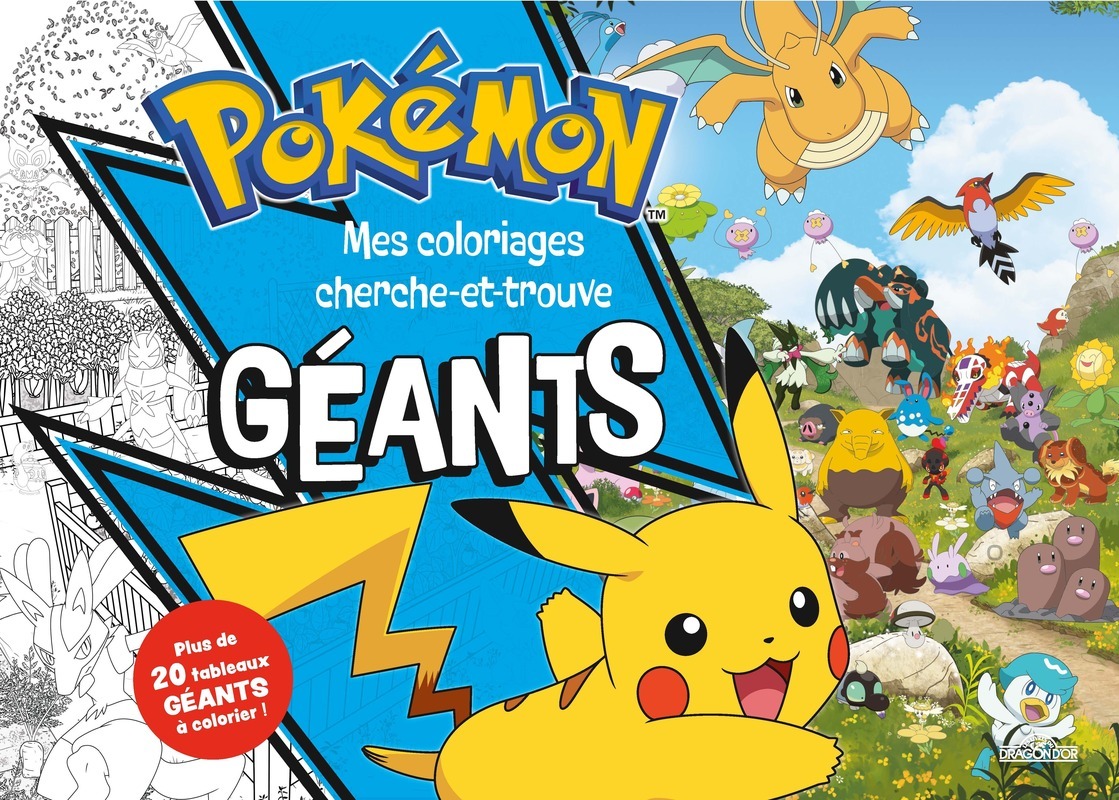 Pokémon - Mes coloriages géants