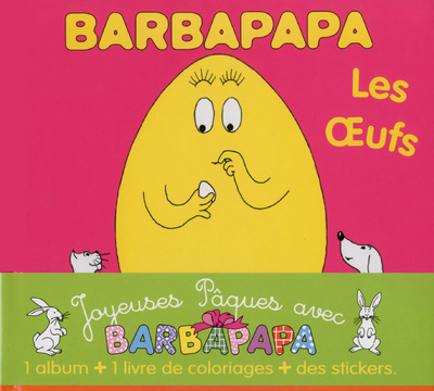 Barbapapa - joyeuses Pâques - les oeufs