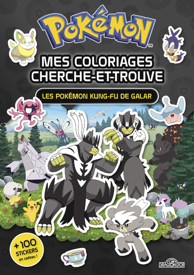 Pokémon - Mes coloriages cherche-et-trouve - Les Pokémon Kung-Fu de Galar