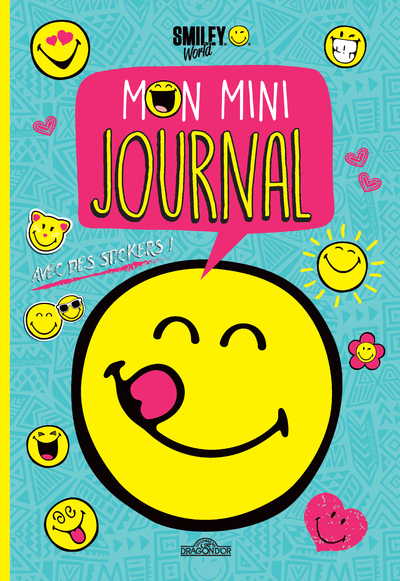 Smiley - Mon mini-journal (bleu)