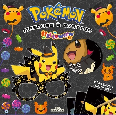 Pokémon - Masques à gratter - Halloween