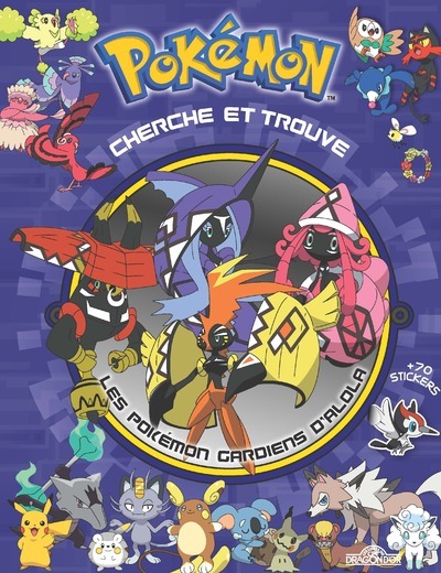 Cherche et Trouve - Les Pokémon Gardiens d'Alola