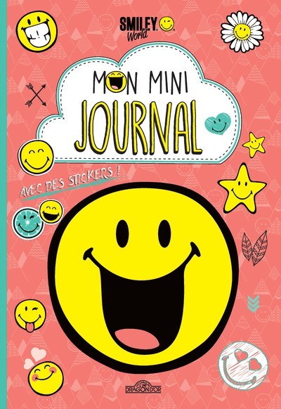 Smiley - Mon mini-journal (corail)