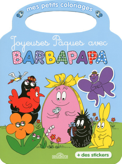 Mes petits coloriages Barbapapa Joyeuses Pâques