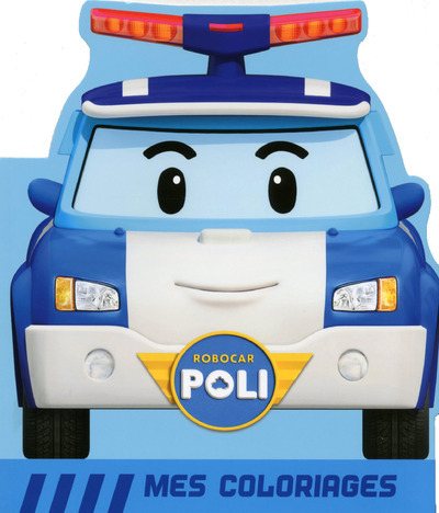 Robocar poli - coloriage forme 1 - poli