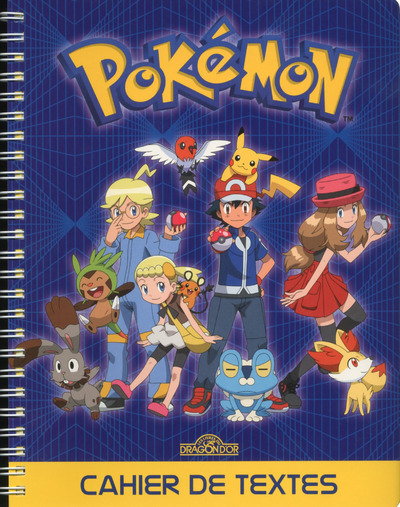 Cahier de textes pokémon 2014-2015