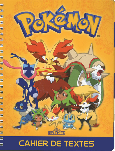 Cahier de textes Pokémon