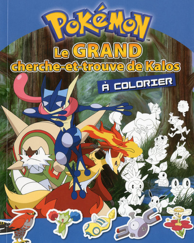 Pokémon - Le grand Cherche et Trouve de Kalos à colorier