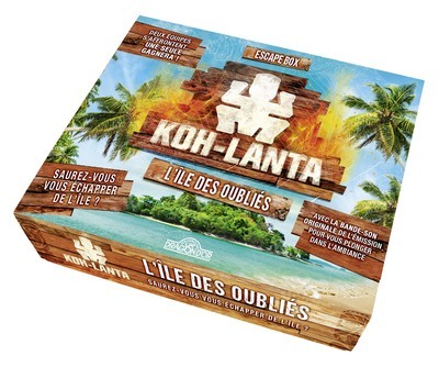 Koh-Lanta - L'île des oubliés Escape Box - Escape game enfant de 2 à 5 joueurs - Dès 8 ans - Tome 1