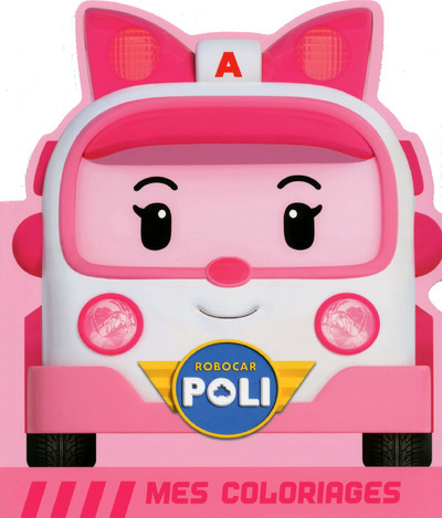 Robocar poli - coloriage forme 2 - ambre