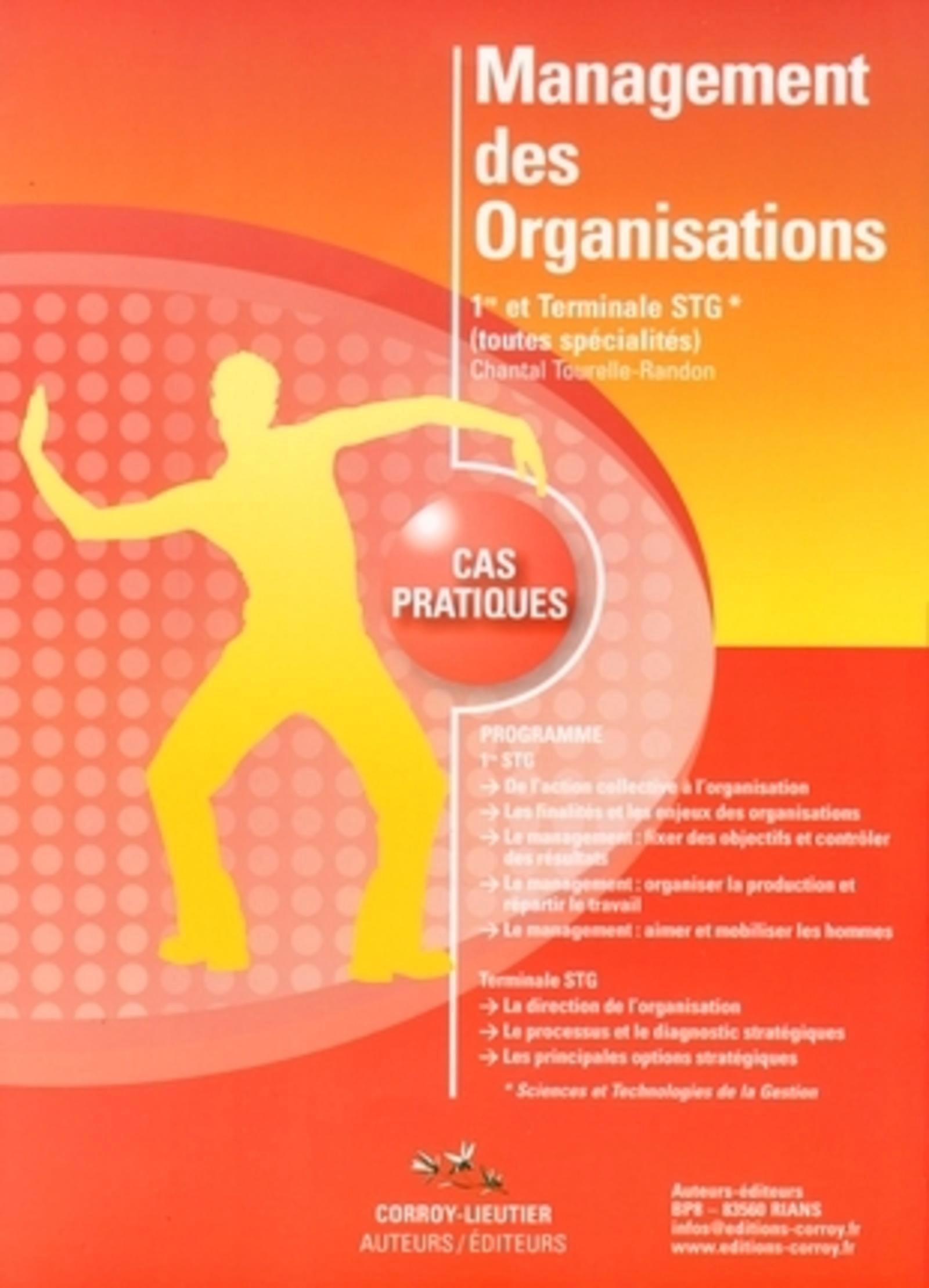 Management des organisations - Enoncé - Pochette