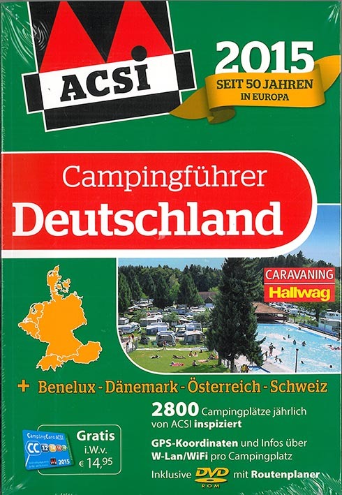 EUROPE ACSI G.CAMPING 2015 (ALL) INKLUSIVE DVD-ROM