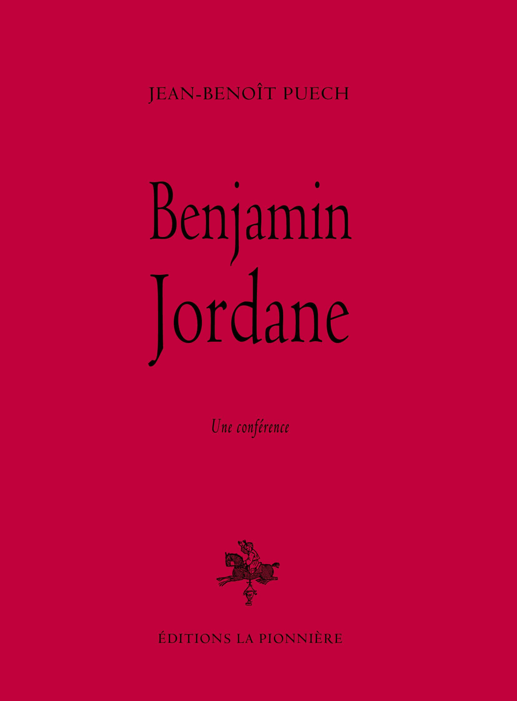 Benjamin Jordane, une conférence