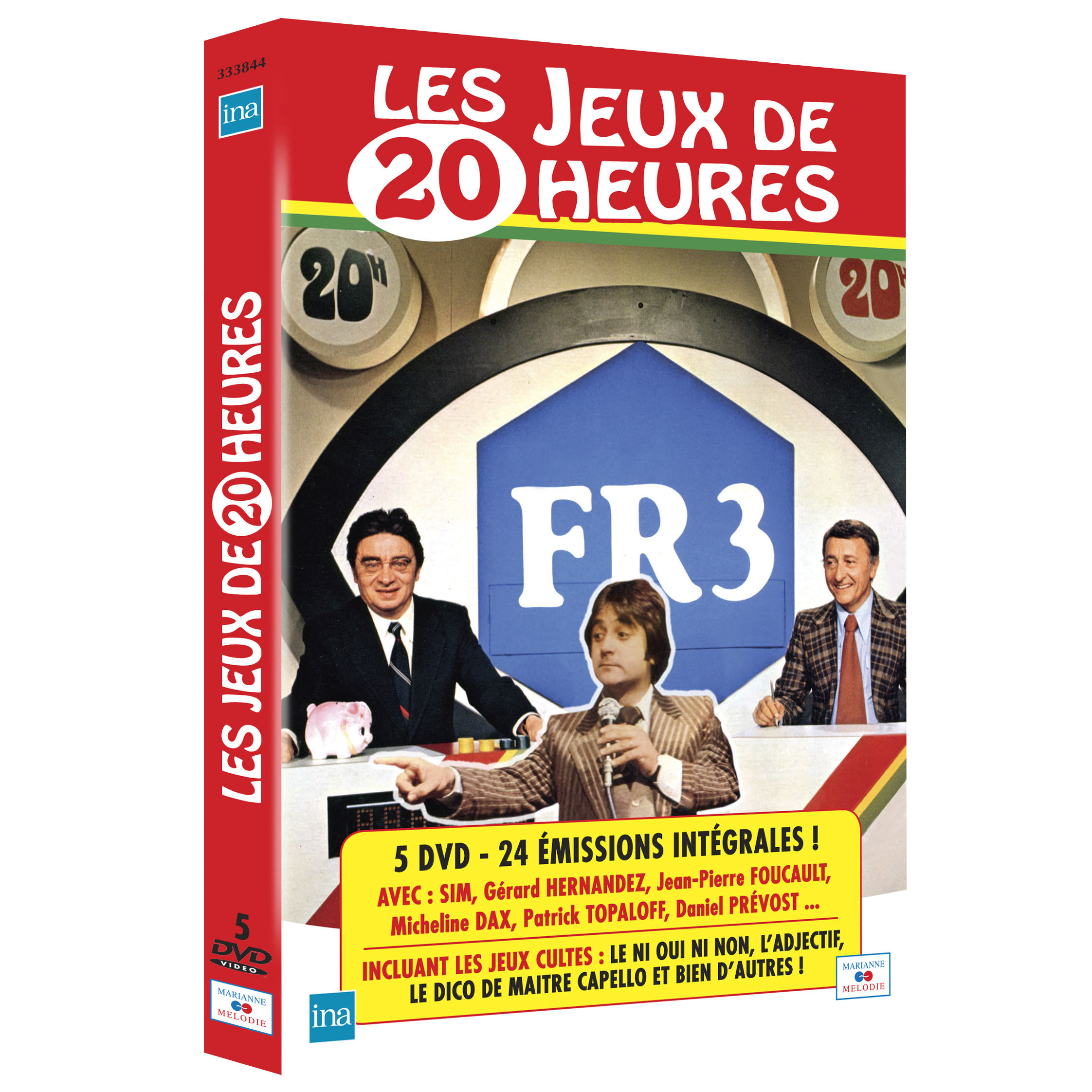 GRANDS MOMENTS DES JEUX DE 20H 5 DVD
