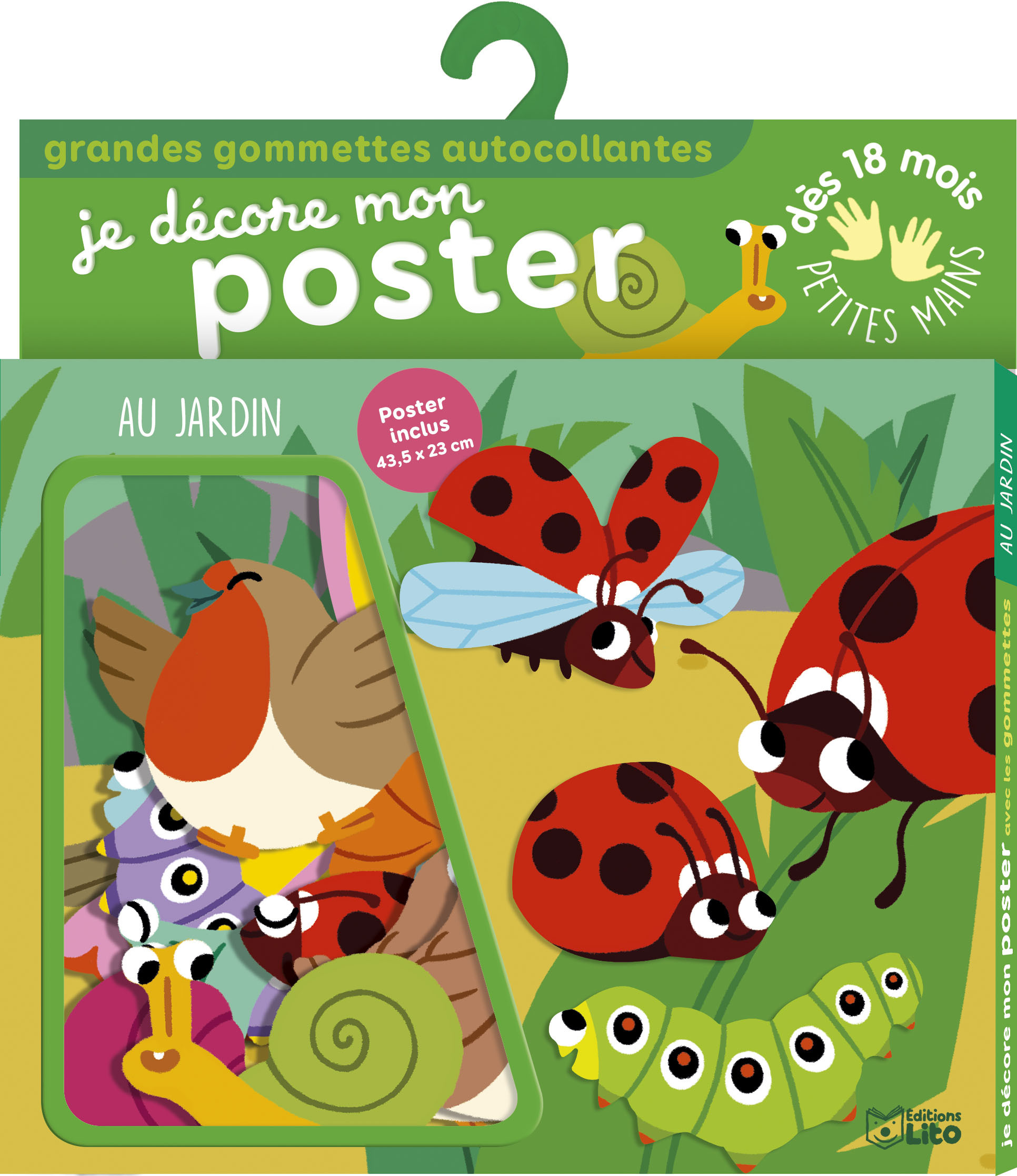 GOMMETTES POSTER 18MOIS-JARDIN
