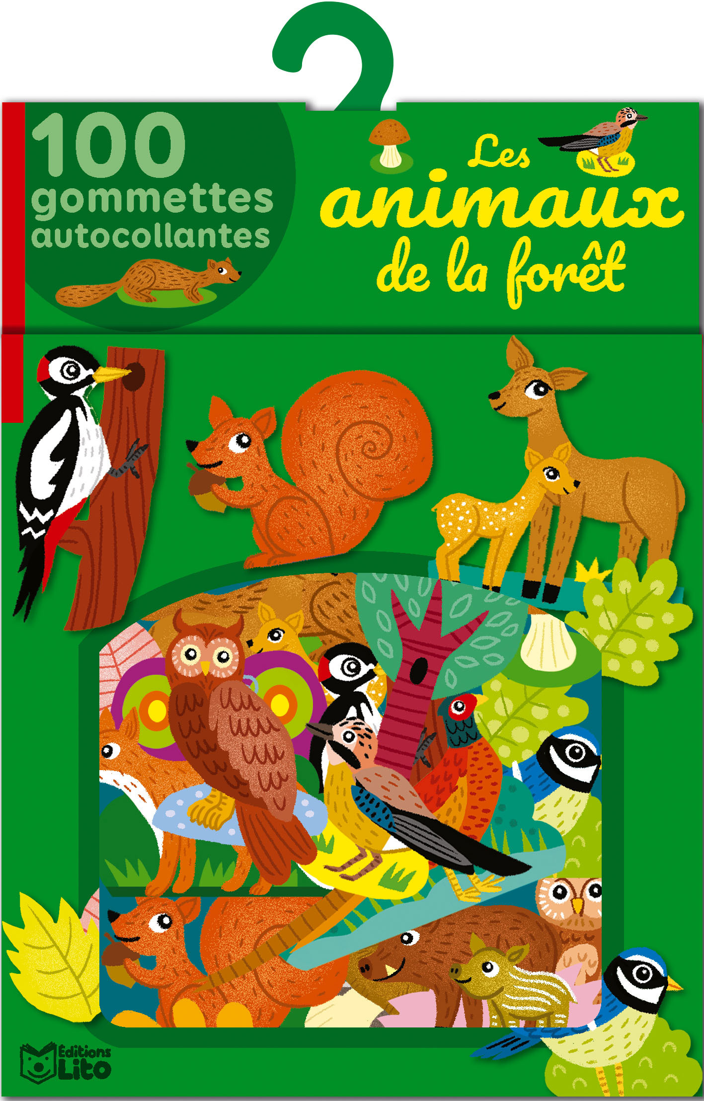 GOMMETTES ANIMAUX DE LA FORET