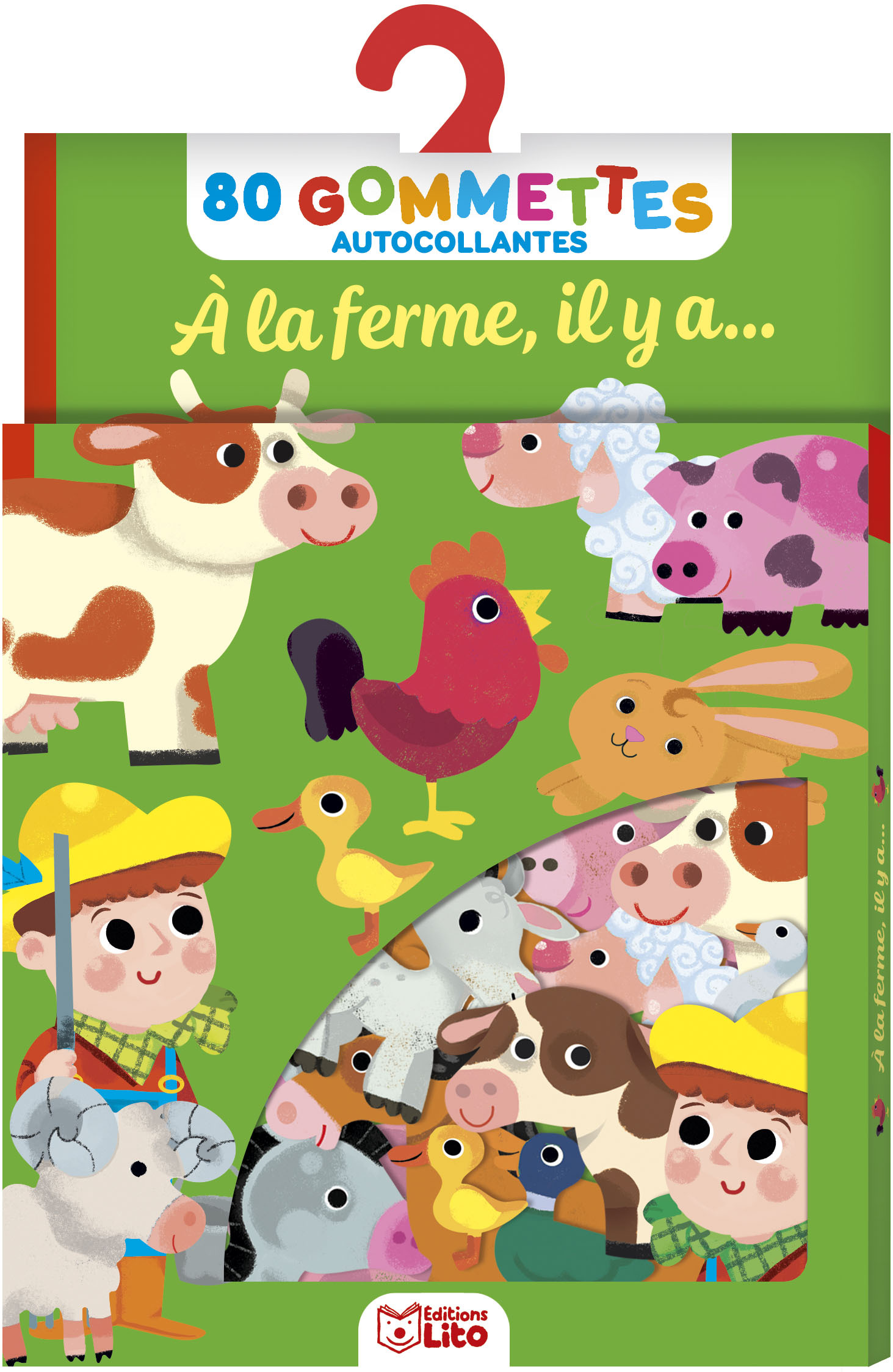 GOMMETTE POULES VACHES COCHONS