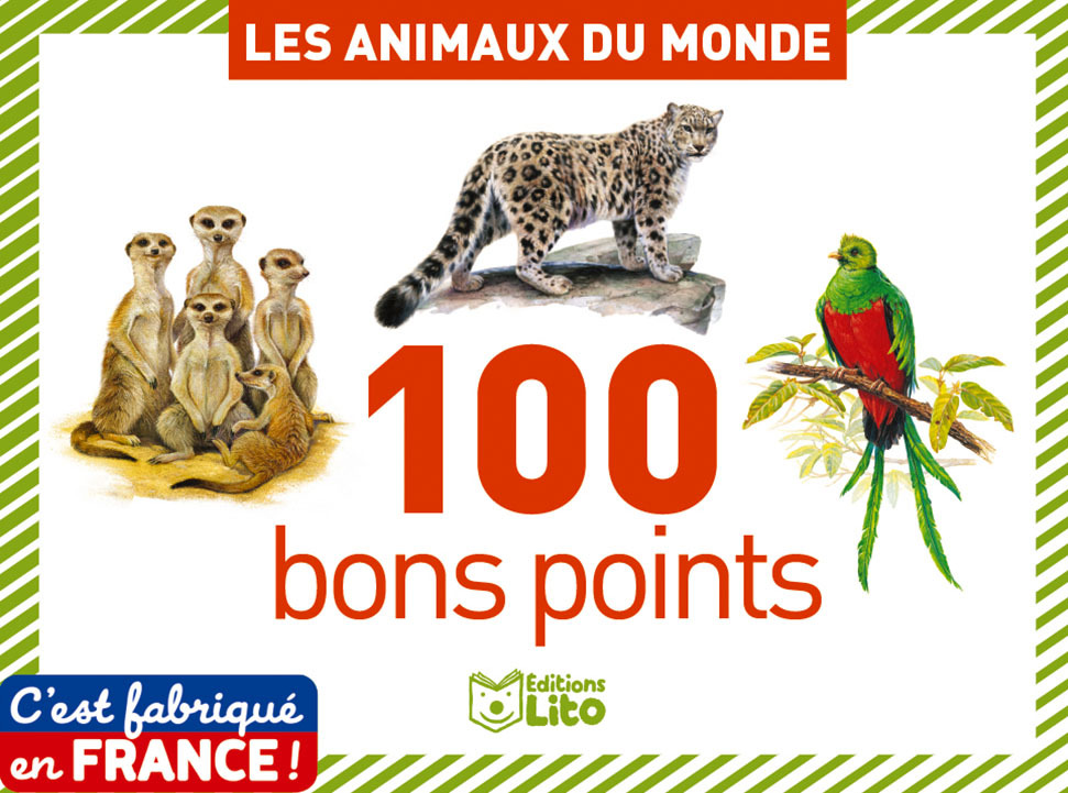 100 BONS POINTS ANIMAUX MONDE