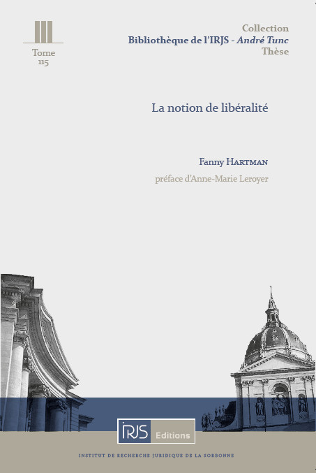 La notion de libéralité