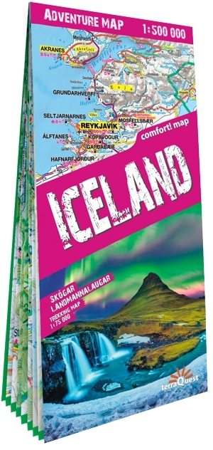Islande 1/500.000 (carte grand format laminée d'aventure tQ)