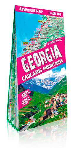 Géorgie 1/400.000 (Ang) (Carte De Adventure Laminé