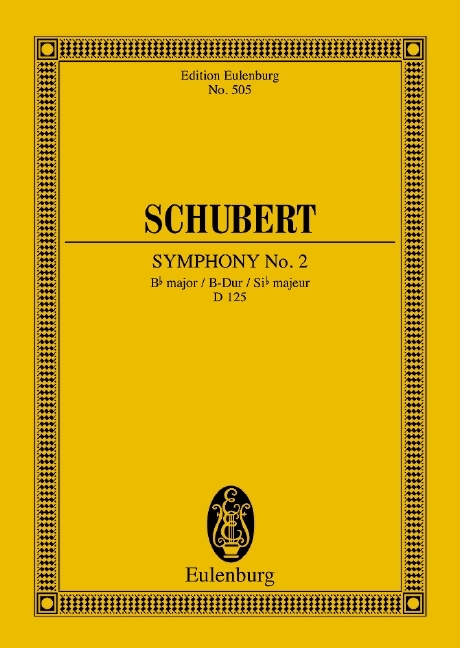 SYMPHONY NO. 2 BB MAJOR D 125 POCHE