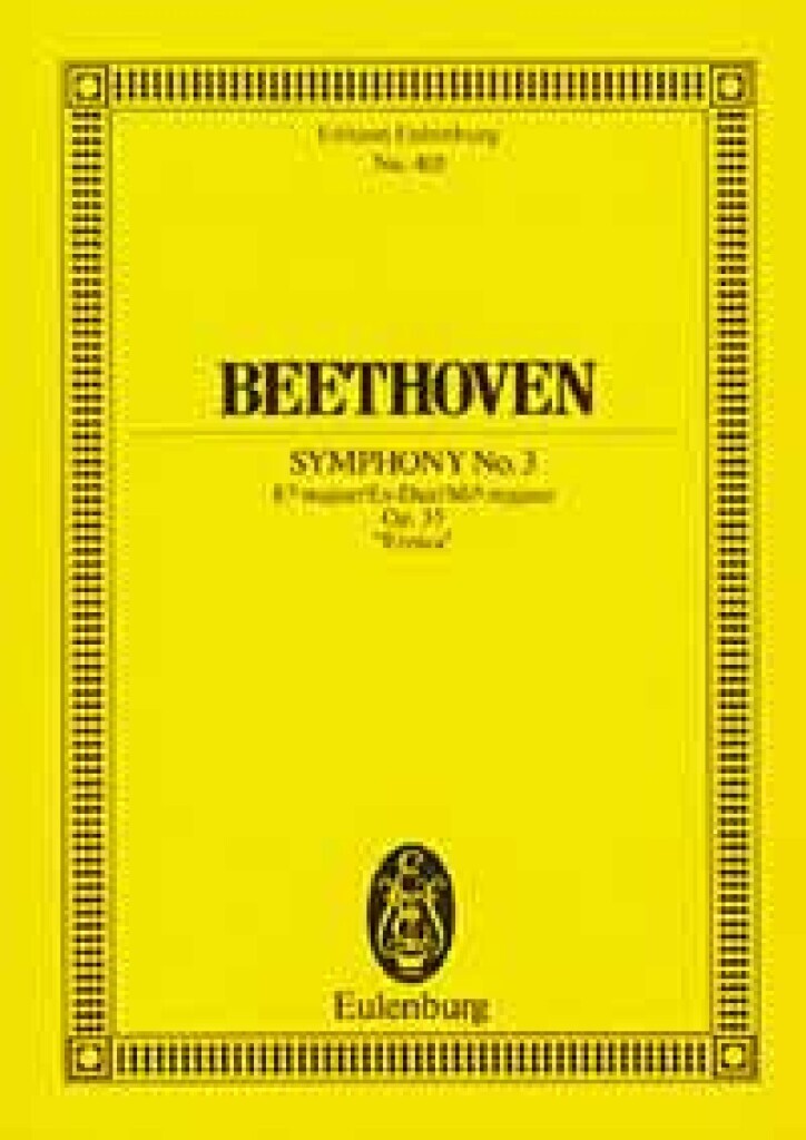LUDWIG VAN BEETHOVEN : SYMPHONIE N 3 EN MI BEMOL MAJEUR - POCHE