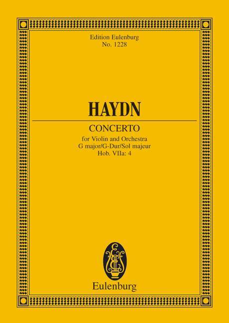 CONCERTO G MAJOR HOB. VIIA: 4 POCHE