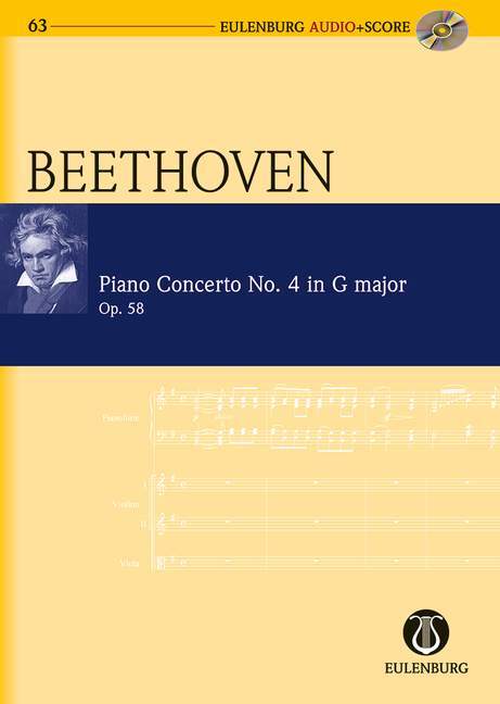PIANO CONCERTO NO. 4 G MAJOR OP. 58 POCHE+CD