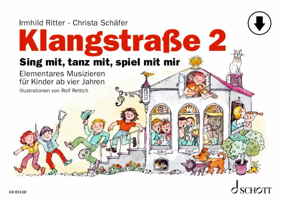 IRMHILD RITTER & CHRISTA SCHAFER : KLANGSTRASSE 2 - KINDERHEFT + AUDIO ONLINE