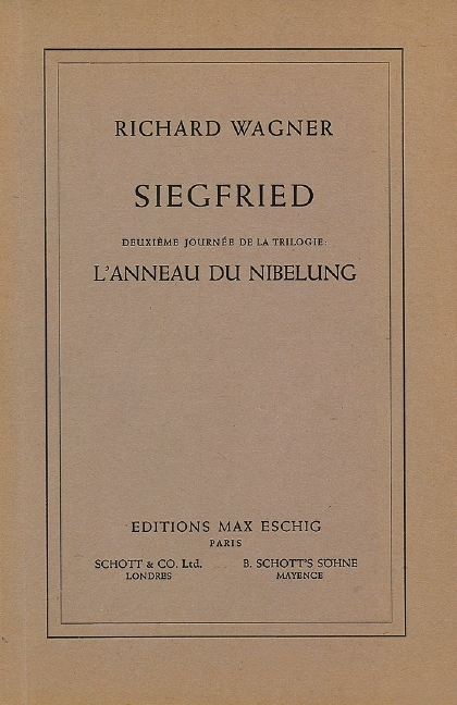 SIEGFRIED WWV 86 C