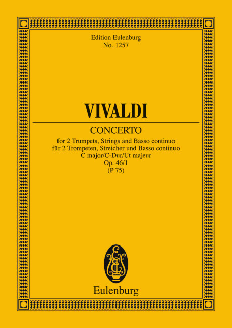 CONCERTO C MAJOR OP. 46/1 RV 537/PV 75 POCHE