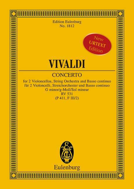 CONCERTO G MINOR RV 531 (P 411, F III/2) POCHE