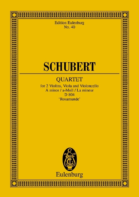 STREICHQUARTET A OP.29 D804 POCHE