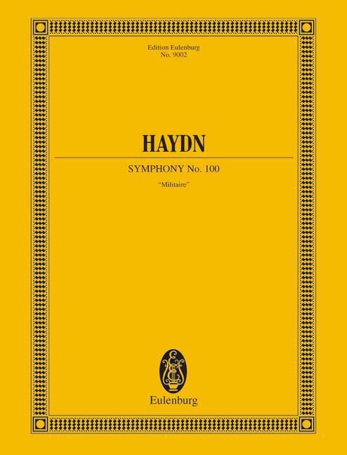 SYMPHONY NO. 100 G MAJOR, MILITARY HOB. I: 100 POCHE
