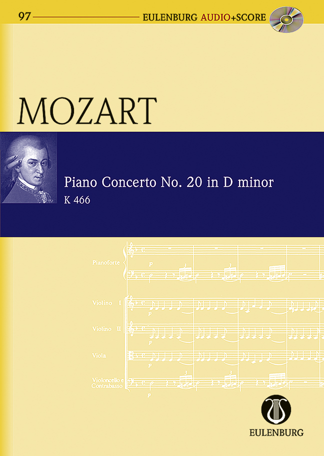 PIANO CONCERTO NO. 20 IN D MINOR KV 466 POCHE+CD