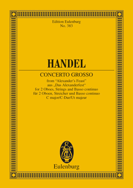 CONCERTO GROSSO DO (ALEXANDERFEST) (SCHROEDER) POCHE